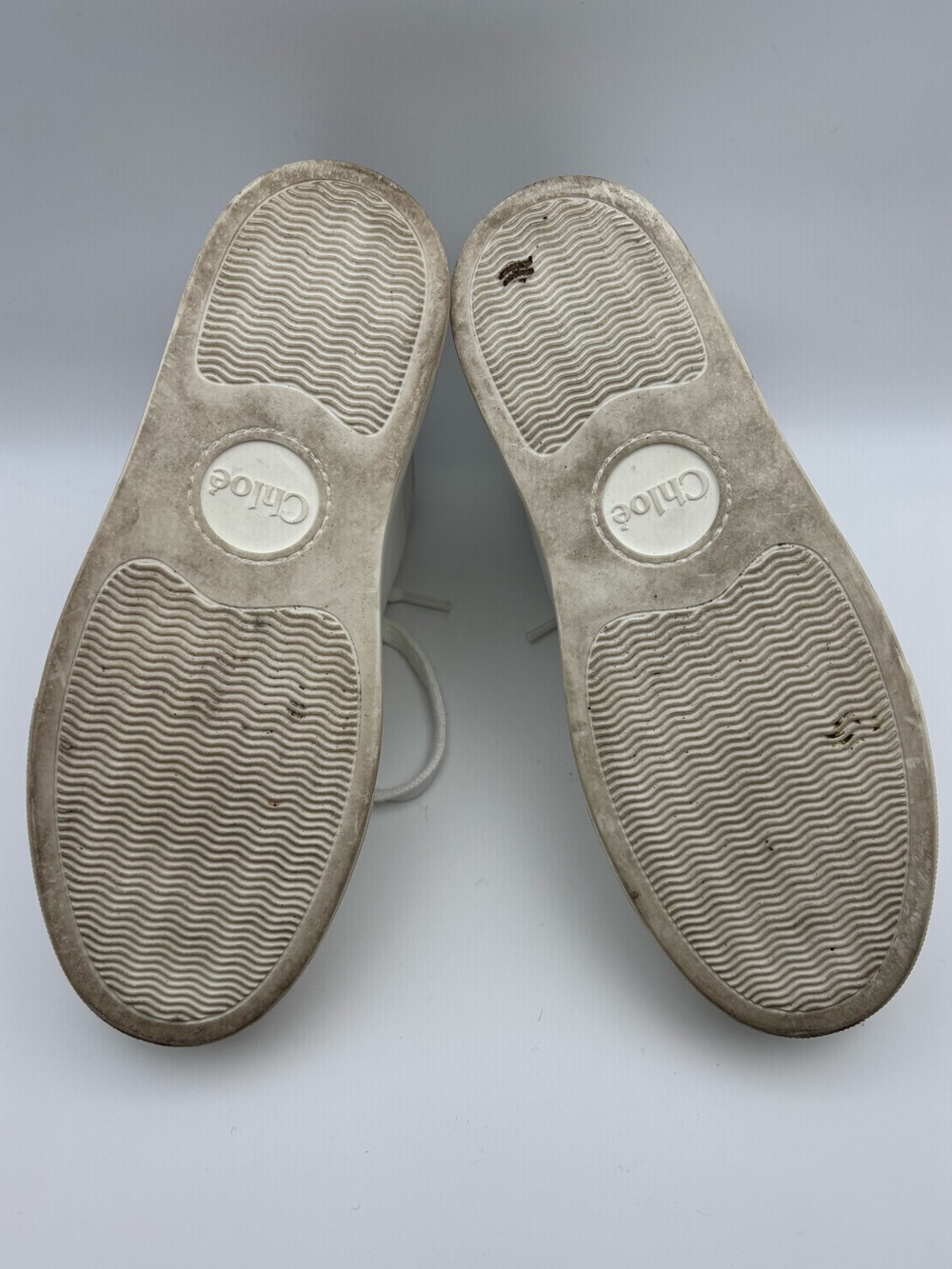 Chloe White High-Top Women's Sneakers - Picture 5 of 10